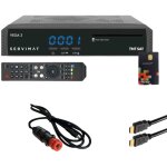 Pack servimat r�cepteur satellite full hd + carte tntsat v6 + c�ble hdmi + c�ble 12v