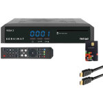 Pack servimat rcepteur tv satellite full hd + carte d'accs tntsat v6 + cble hdmi