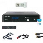 Pack servimat récepteur tv satellite hd + carte fransat + câble hdmi + câble 12v + déport ir + lnb single ... Pack servimat récepteur tv satellite hd + carte fransat + câble hdmi + câble 12v + déport ir + lnb single ...
