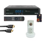 Pack servimat vega 3 decodeur satellite full hd + carte d'tntsat v6 + câble hdmi + lnb single hdsat Pack servimat vega 3 decodeur satellite full hd + carte d'tntsat v6 + câble hdmi + lnb single hdsat