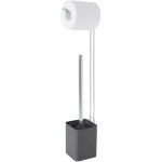 Serviteur wc brosse et d�rouleur viki carbone
