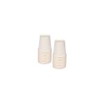 Set de 100 gobelets en carton 20cl blanc