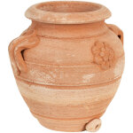 Biscottini - set 2 jarre en terre cuite 100% fabrique  la main made in italy