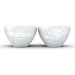 Set de 2 mini - bols en porcelaine tassen rveur et heureux 100 ml