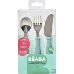Set de 3 couverts inox airy green - beaba