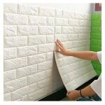 Ensemble 3 panneaux muraux 3d carreaux muraux adh�sifs blancs
