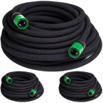 Set de 3 tuyaux d'arrosage micro - poreux economies d'eau 45 m�tres entretien jardin irrigation fleurs ...