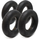 Wiltec ? lot de 4 chambres � air 3. 00 / 3. 50 - 4 ? valve coud�e tr87 ? capacit� de charge 90 kg ? pour ...