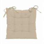 Set de 4 galettes de chaise popy, beige l. 38 x h. 38 cm - centrale brico