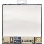 Tendance - set de 4 miroirs carres 20x20cm 2mm - uni
