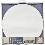 Tendance - set de 4 miroirs ronds diametre 30cm 2mm - uni