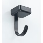 Crochet magn�tique wenko jet 6 pi�ces noir fixation sans per�age pat�re magn�tique cuisine support magn�tique ...