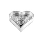 Set de 6 emporte - pices c?ur pour biscuits delicia tescoma 631362