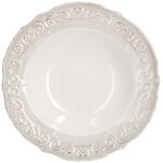 Set 6 pcs assiette creuse 23 cm cosy grs beige