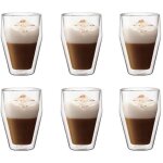 Set 6 verres thermo - bodum - titlis - double paroi - 0. 35 l - transparent Set 6 verres thermo - bodum - titlis - double paroi - 0. 35 l - transparent
