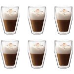 Bodum transparent set de 6 verres double paroi 350 ml