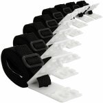 Set de 8 sangles de maintien clips de fixation pour les enrouleurs - zelsius Set de 8 sangles de maintien clips de fixation pour les enrouleurs - zelsius
