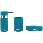 Swiss aqua technologies - set d'accessoires infinitio distributeur de savon, porte savon, gobelet, c�ramique ...