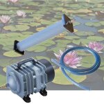 Le poisson qui jardine - set a�rateur bassin de jardin de 5000 � 7000 l. pompe � air bassin + 1 bulleur ...