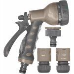 Jardibric - set de base avec pistolet gain� 7 jets ? 2 raccords rapides et 1 nez de robinet ? �15 mm