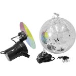 N. a. - set de boule à facettes eurolite 50101860 30 cm s07300 N. a. - set de boule à facettes eurolite 50101860 30 cm s07300