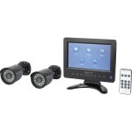 Set pour cam�ra de surveillance sygonix sy - 4600588 ahd 2 canaux avec 2 cam�ras 1280 x 720 pixels y775012 ...