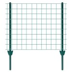 Set de cl�tures pour voli�res 19 mm vert cl�ture de jardin fil m�tallique 1x25m