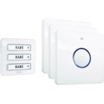 Set complet pour sonnette sans fil m - e modern - electronics 41097 200 m blanc w628041
