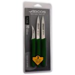 Set de couteaux mondadores arcos nova 189621 en acier inoxydable nitrum et mango vert polypropylne 3 ...