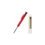 Set de crayon de charpentier solide pour construction avec 7 recharges taille - crayon int�gr�, marqueur ...