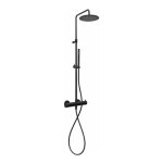 Paffoni - mini birillo colonne de douche r�glable zcol638liqno m�tal - noir mat