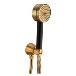 Mamoli - set de douche avec prise d'eau et douchette couleur laiton bross� gio ponti 0000fr14002g laiton ...