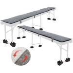 Set feutre 2 coussins rversibles banc de bire 220cm 12 capuchons protection