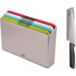 Set de planches � d�couper de joseph joseph folio icon, 4 pi�ces, cod�es par couleur, antid�rapantes, ...