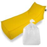 Set relax sis chaise longue + polystyr�ne 160x70x35 int�rieur & ext�rieur flottante, d�houssable et r�sistante ...