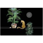 Set de table chat et plantes 43 cm