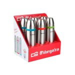 Set thermos identifiant de boissons - rsistant en acier inoxydable - bandes de couleurs - systme anti ...