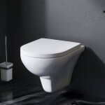Wc set pack wc bti - support + wc suspendu sans bride + abattant softclose + plaque chrome - am. pm