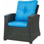 Coussins de fauteuil tressé en résine 56x52x7 + 56x50 1 pièce coussin l'extérieur bleu coussin de jardin ... Coussins de fauteuil tressé en résine 56x52x7 + 56x50 1 pièce coussin l'extérieur bleu coussin de jardin ...