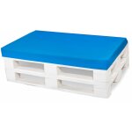 Coussin de palette 120x40 bleu, coussins de banc, coussins de canap, grands coussins de sol, coussins ...