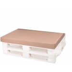 Setgarden - coussin pour palette 120x60 beige, grands coussins de sol, coussins de jardin, coussins de ...