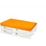 Coussin pour palette 120x60 orange, grands coussins de sol, coussins de jardin, coussins de sol pour ...