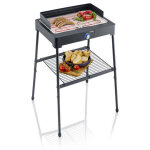 Severin - barbecue �lectrique sur pieds 2200w noir 8566