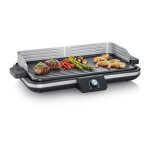 Plancha rglable jusqu'a 230c severin pg8564 - plaque amovible antiadhsive - gril lectrique avec rcuprate ...