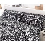 Sexi ensemble de draps ray�s noirs et blancs en pur coton fabriqu� en italie doubles carr�s
