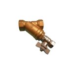 Sferaco - filtre � tamis avec robinet de rin�age - cartouche inox - femelle - femelle bsp 15x21