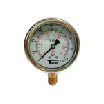 Manomtre inox bain glycrine 63 mle 8 - 13 radial 1, 6 bar