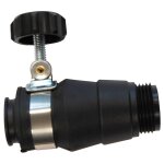 Prise d'eau en caoutchouc pour bec de robinet machine  laver - sortie mle 3 / 4  (20 / 27) bsp sferaco ...