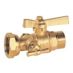 Robinet compteur eau ap / compteur bs avec purge fm 20x20