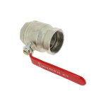 Sferaco - vanne laiton 1 / 4 tour femelle - femelle 8090 rouge